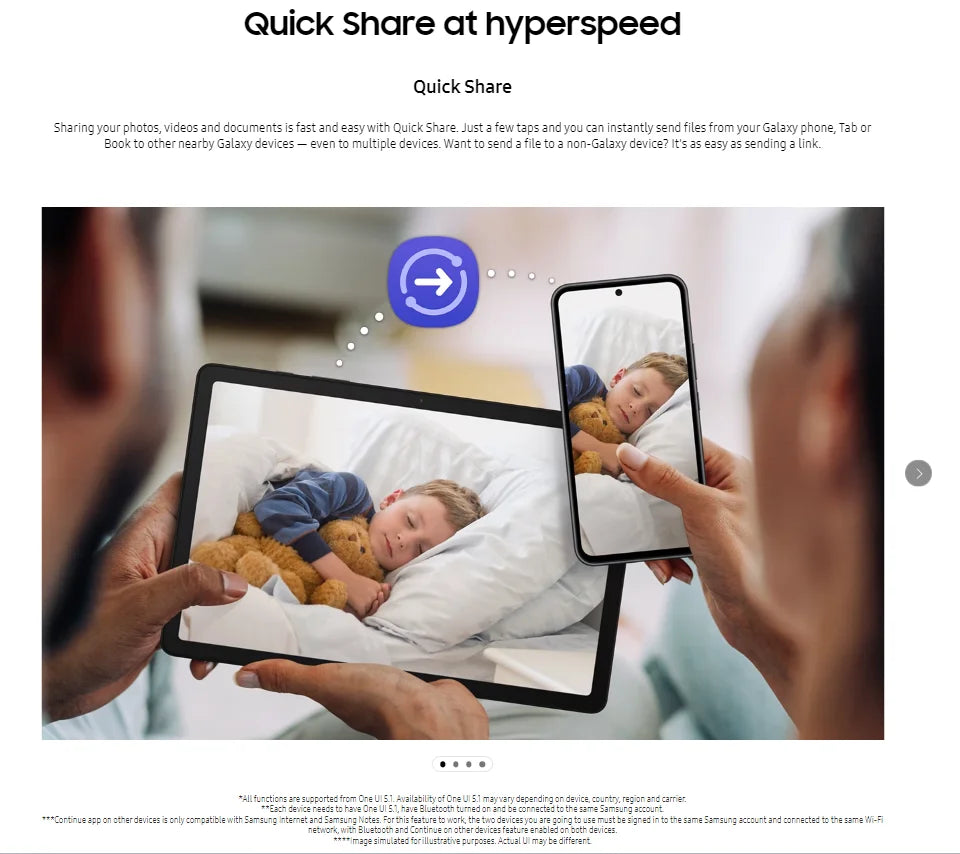 Samsung Galaxy Tab A9+ Tablet WIFI 4GB 64GB 2.2GHz Octa-core 11” TFT 90 Hz LCD Display 8MP Rear Camera 7040 mAh Battery Android