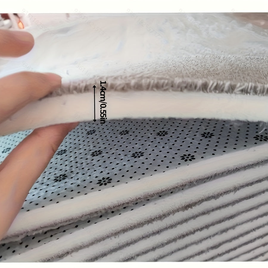 Bathroom Rug 3pcs Memory Thickened Foam Bath Mat, Non-Slip, Extra Absorbent Soft Bath Mat, Machine Washable, Water Washable, Quick Water Absorption, Quick Drying, Thickened Non-Slip, Fade Resistant, Suitable for Bedroom, Bath