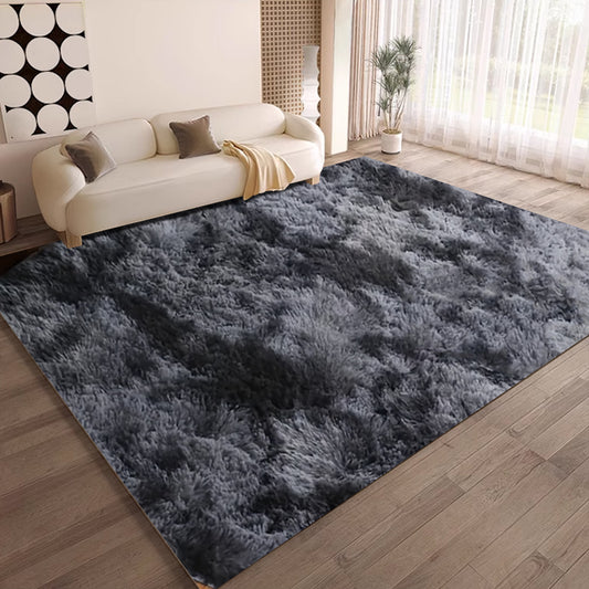 1pc, Long Plush Rug, Fluffy Bedroom Rug, Rectangular Rectangular Bedside Rug, Living Room Rug, Suitable for Bedroom, Living Room, Lounge Area, Bedside, Coffee Table, Cloakroom, Bedroom Bedside Rug, Home Decor, Room Decor, Are