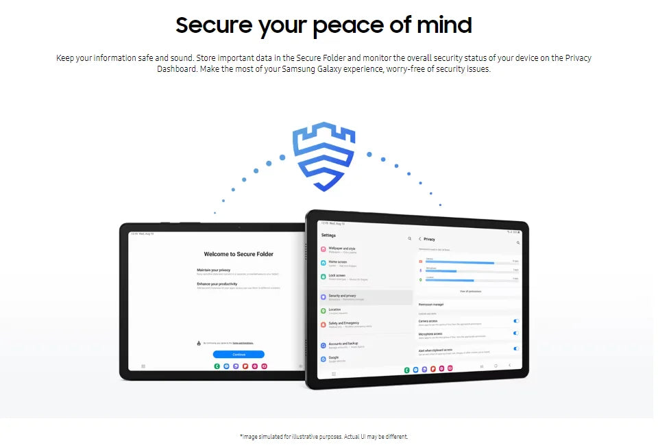 Samsung Galaxy Tab A9+ Tablet WIFI 4GB 64GB 2.2GHz Octa-core 11” TFT 90 Hz LCD Display 8MP Rear Camera 7040 mAh Battery Android