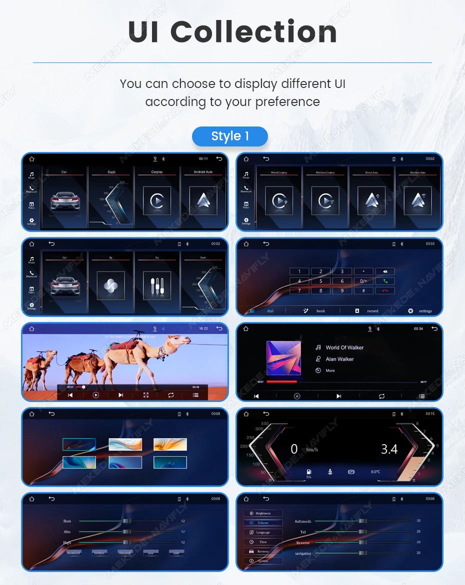 4G LTE 128GB Android 14 Car Multimedia Radio Player For BMW 3 Series E60 E61 E63 E64 5 Series E90 E91 E92 E93 CarPlay Navigation