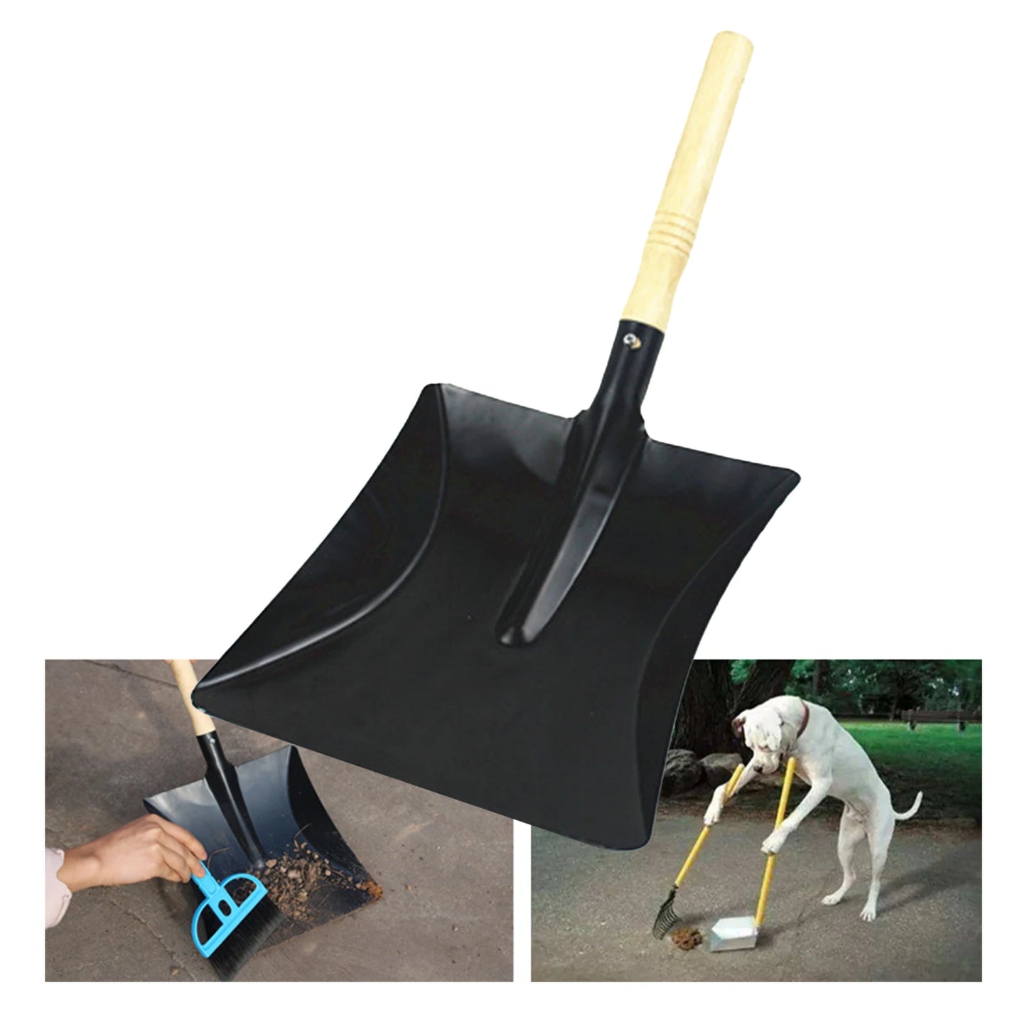 Multifunctional Shovel Iorn Heavy Duty Gear Multi Tool Camping Digging Trench Saw Small Axe Fireplace Cleaning Pets Ash Shovel