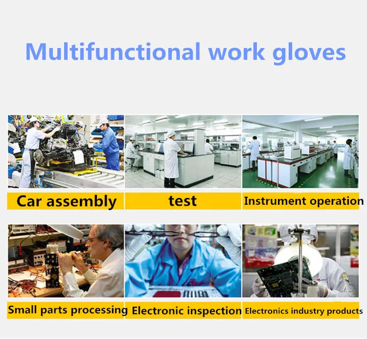 10-30 pairs of nitrile safety coated work gloves, PU gloves and palm coated mechanical work gloves, obtained CE EN388