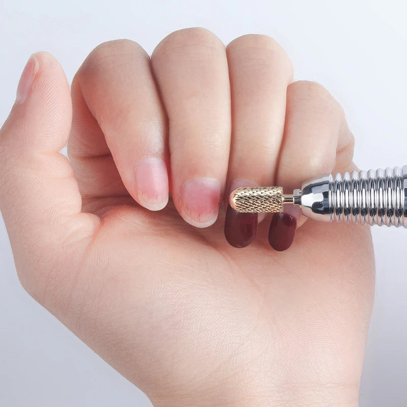 Milling Cutter Golden Carbide Nail Drill Bits For Electric Nail Drill Manicure Machine Pedicure Nail Files Accessories