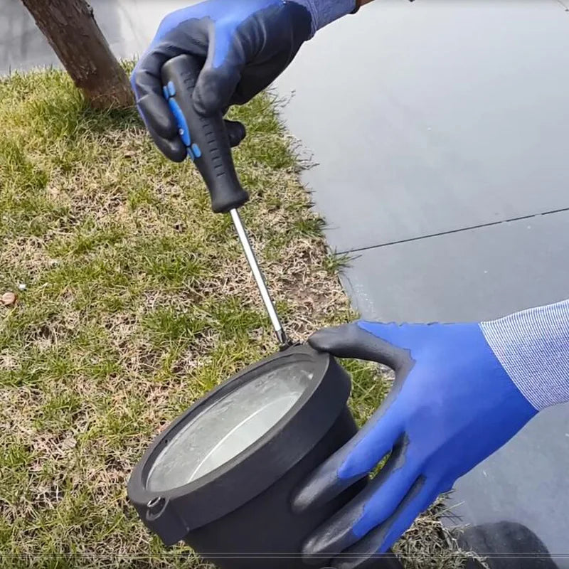 24Pieces/12Pairs Professional Working Protective Gloves For Men Construction Women Garden Nylon Running Glove Obtained CE EN388.