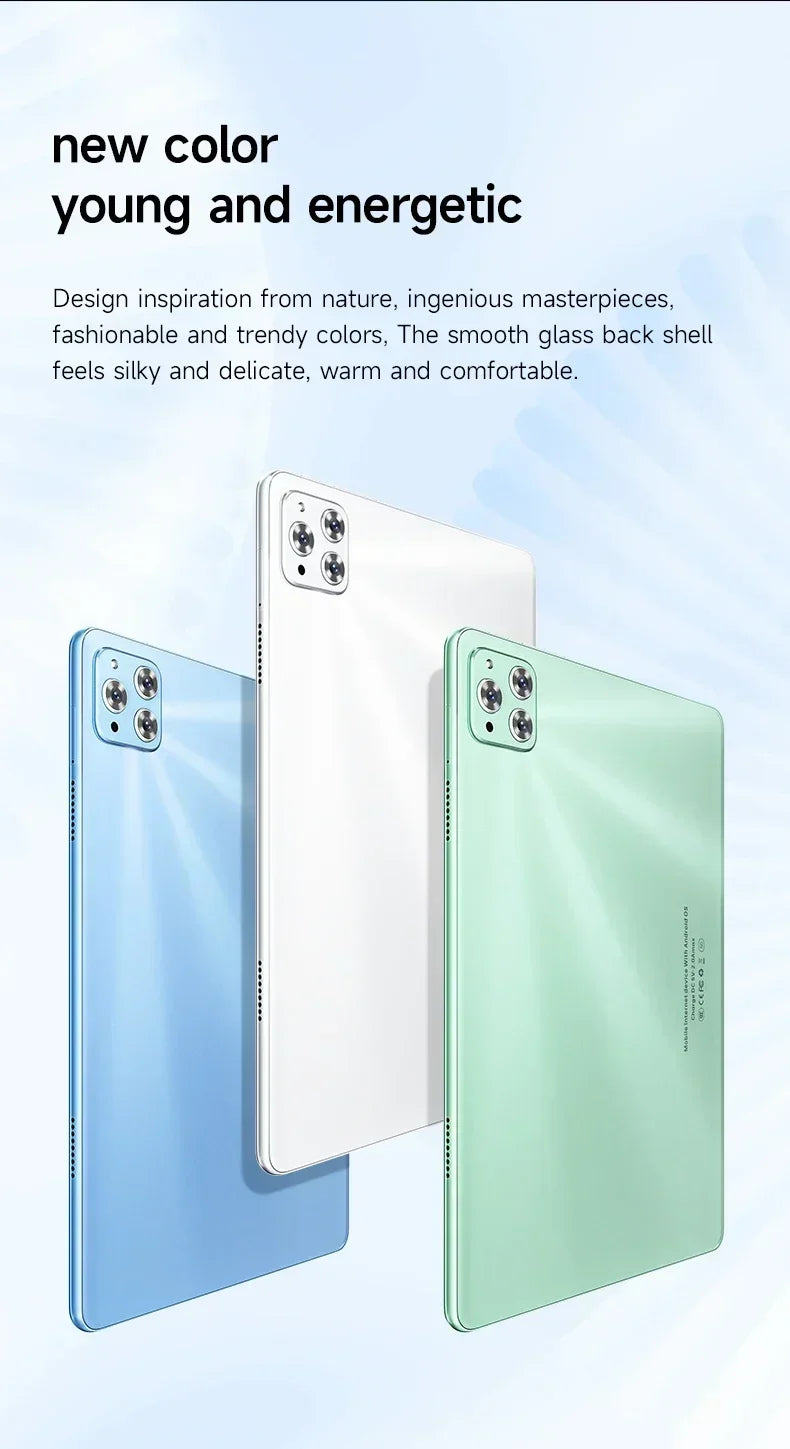 Original Tablet iPad Air Pro 12 Inch 22GB RAM 2TB ROM tablet Android 14 Core Pad Tablet PC Phone Dual Wifi tablette android