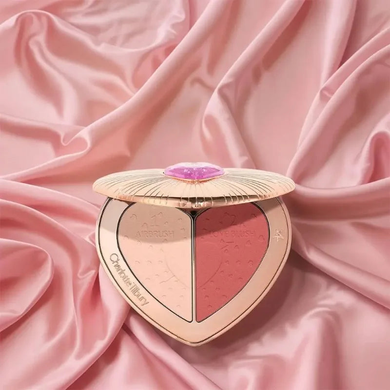Charlotte Tilbury Aesthetic Scenery Eye Shadow Starlight Pink Soft Light Bicolor Disc Two Color Love Treasure Box Powder Blusher