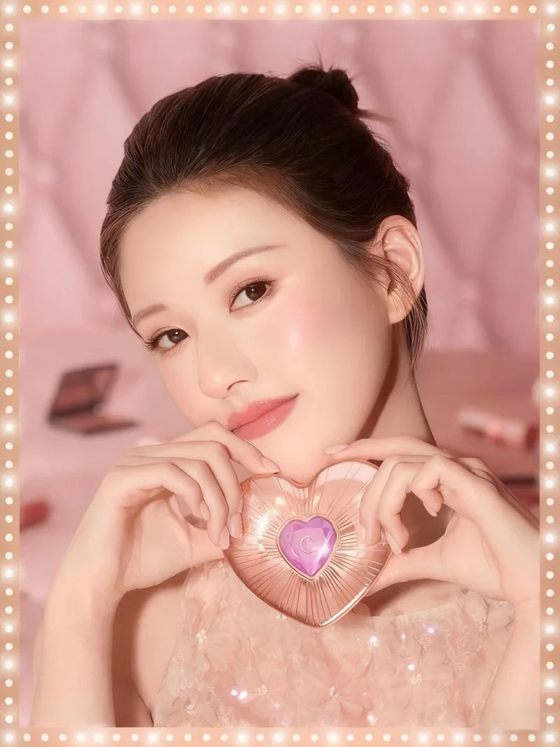 Charlotte Tilbury Aesthetic Scenery Eye Shadow Starlight Pink Soft Light Bicolor Disc Two Color Love Treasure Box Powder Blusher