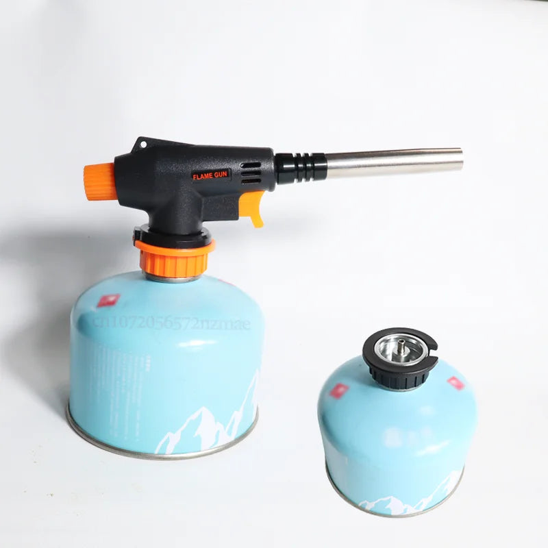 Outdoor Camping Gas Adapter Butane Burner Tube Thread Converter Gas Torch Welding Fire Maker Adapter Camping Baking Barbecue