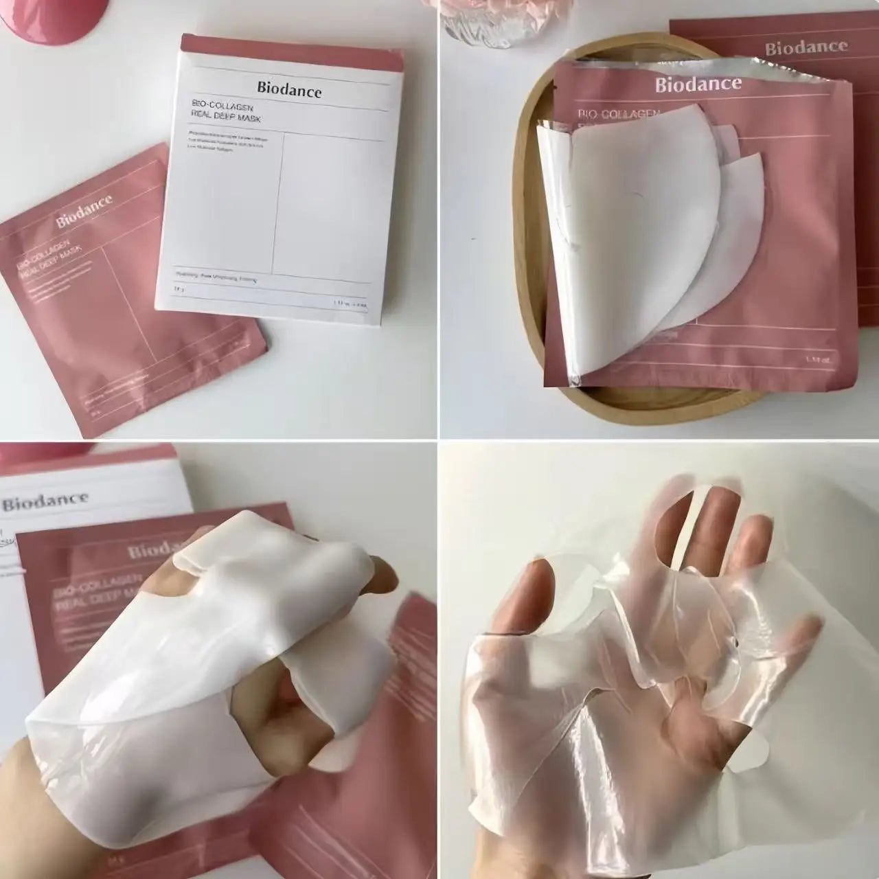 Korean Biodance Bio-Collagen Patch Mask Moisturizing Anti-wrinkle Shrink Pores And Brightening Antioxidant Improve Dullness