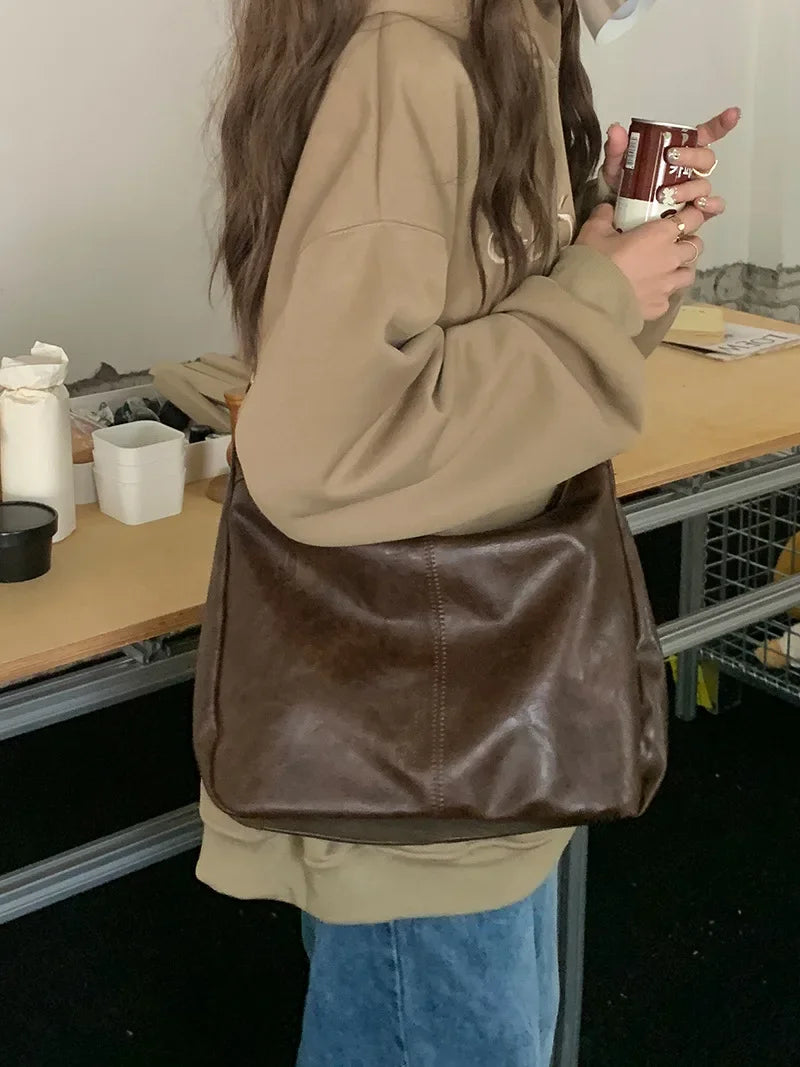 Cowhide Women Handbag Luxury Shoulder Bag Ladies Leather Tote Fashion Female Messenger High Quality Designer Purse Elegant