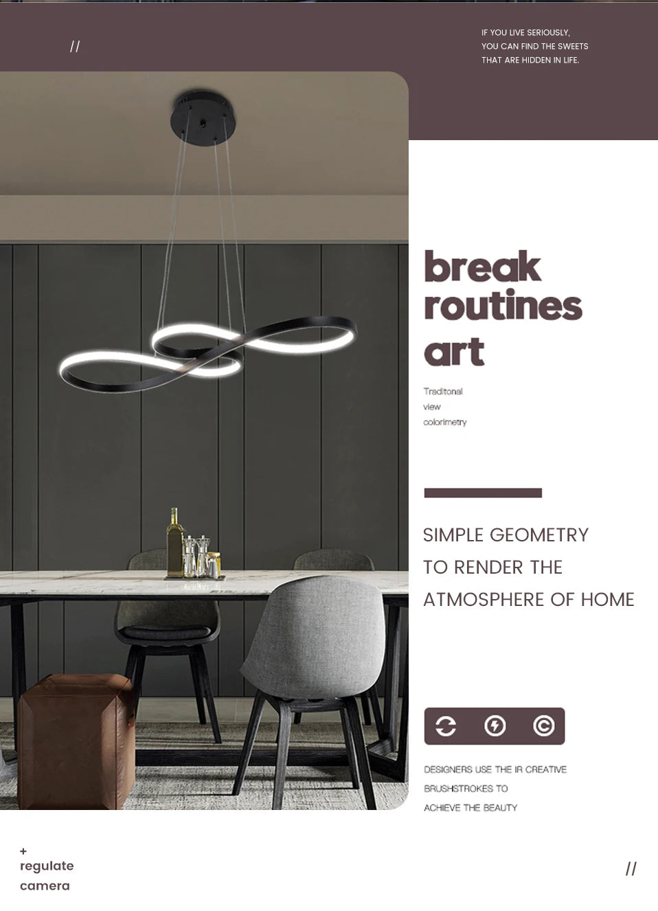 Modern Kitchen Island Pendant Lights Bar Table Dining Room Decor Hanging Lights Remote Dimming Kitchen Led Cord Pendant Lamp