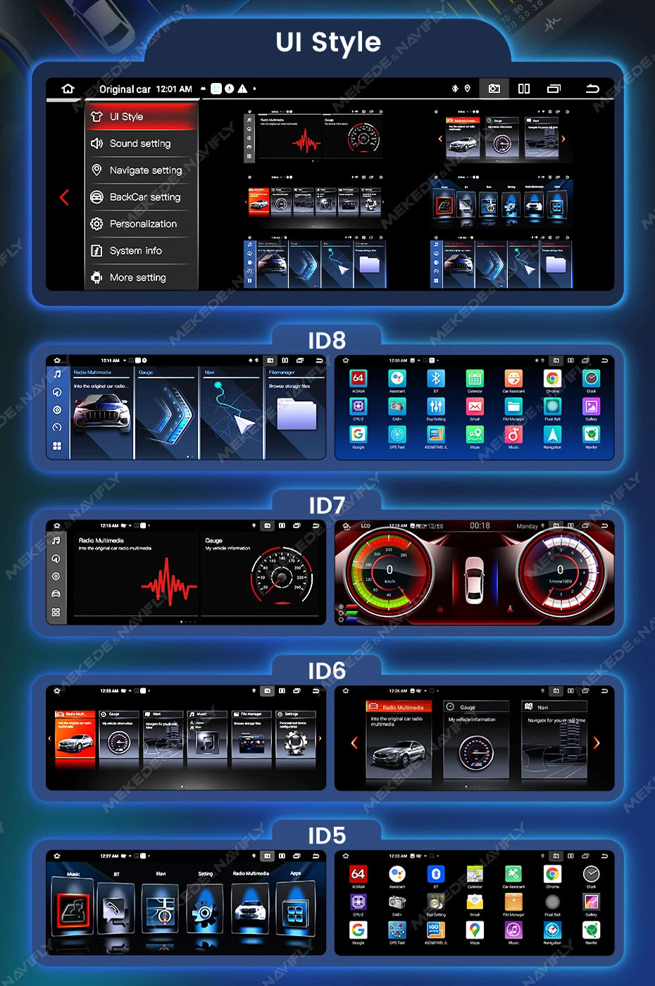 4G LTE 128GB Android 14 Car Multimedia Radio Player For BMW 3 Series E60 E61 E63 E64 5 Series E90 E91 E92 E93 CarPlay Navigation