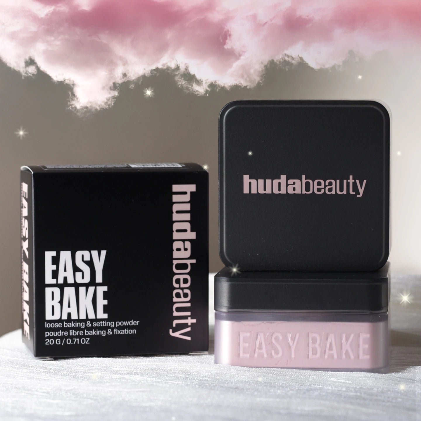 Huda Beauty Loose Powder Baked Setting Long Lasting Control Oil Formal Makeup Powder Face Matte Waterproof Brightening Concealer