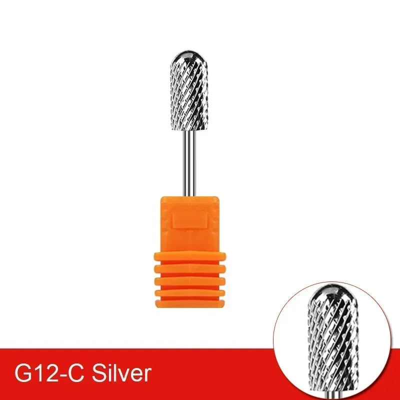 Milling Cutter Golden Carbide Nail Drill Bits For Electric Nail Drill Manicure Machine Pedicure Nail Files Accessories