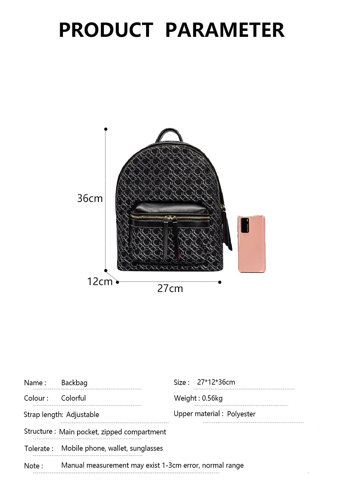 CH Luxury Brand Backpack New Designer Large Capacity Fashionable Versatile Campus Bag for Male and Female Students