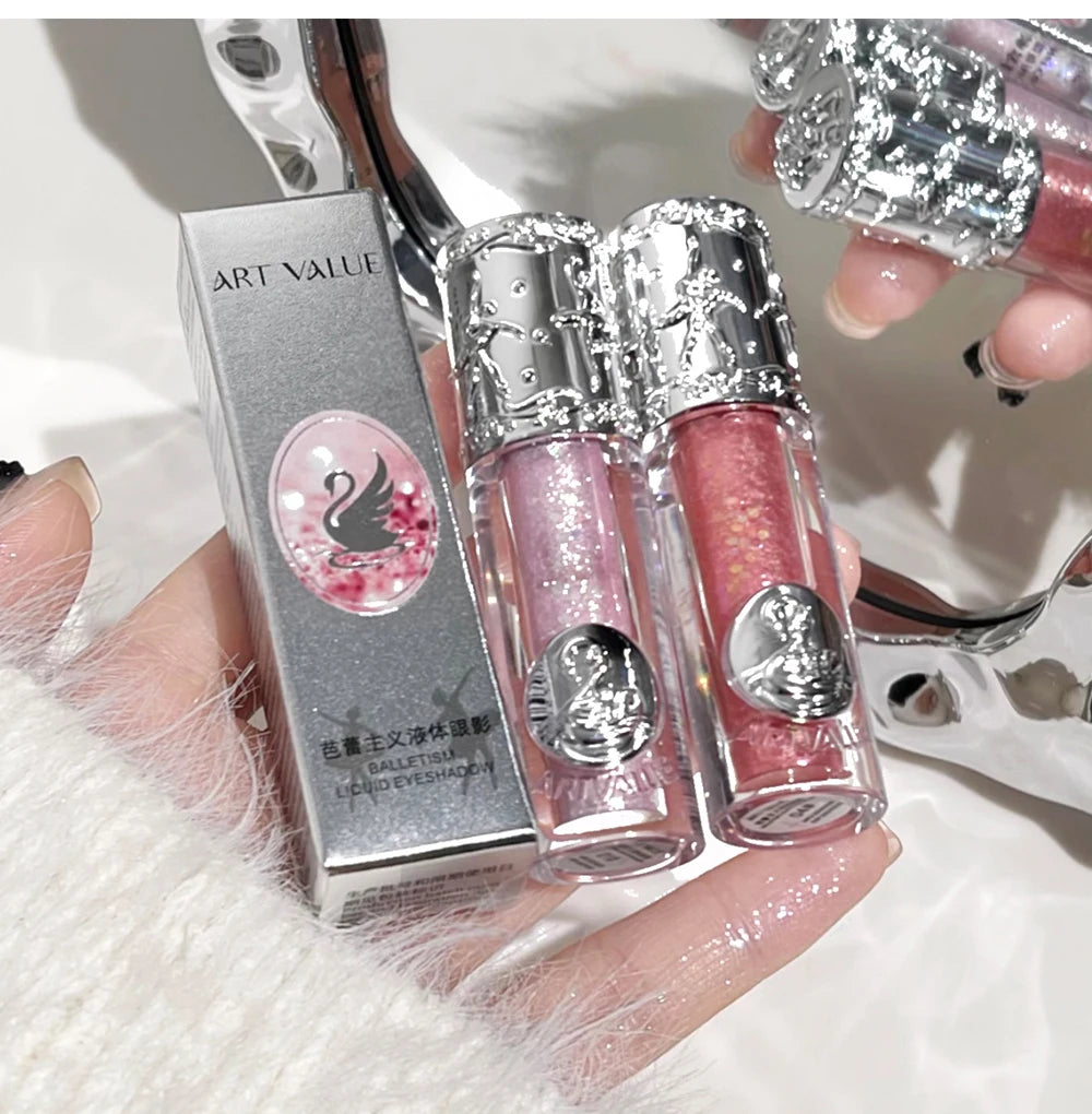 Balletism Liquid Eyeshadow Liquid Fine Shimmer High Light Eyeshadow delicate everything with influencer