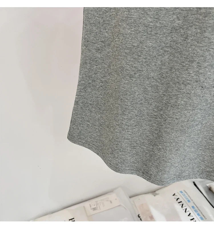 Zjaiss 2026 Summer High Quality Casual V-Neck Women T Shirt Sexy Slim Short Sleeves Fashion Trend Solid Clothing Y2k Tops