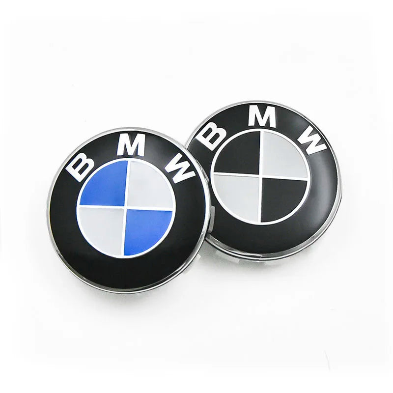 4PCS BMW Wheel Center Caps 68mm 56mm Blue white hubcap for BMW E46 E90 E30 F10 F30 X5 X3 E39 F25 E60 E91 E87 M Car Accessories 1