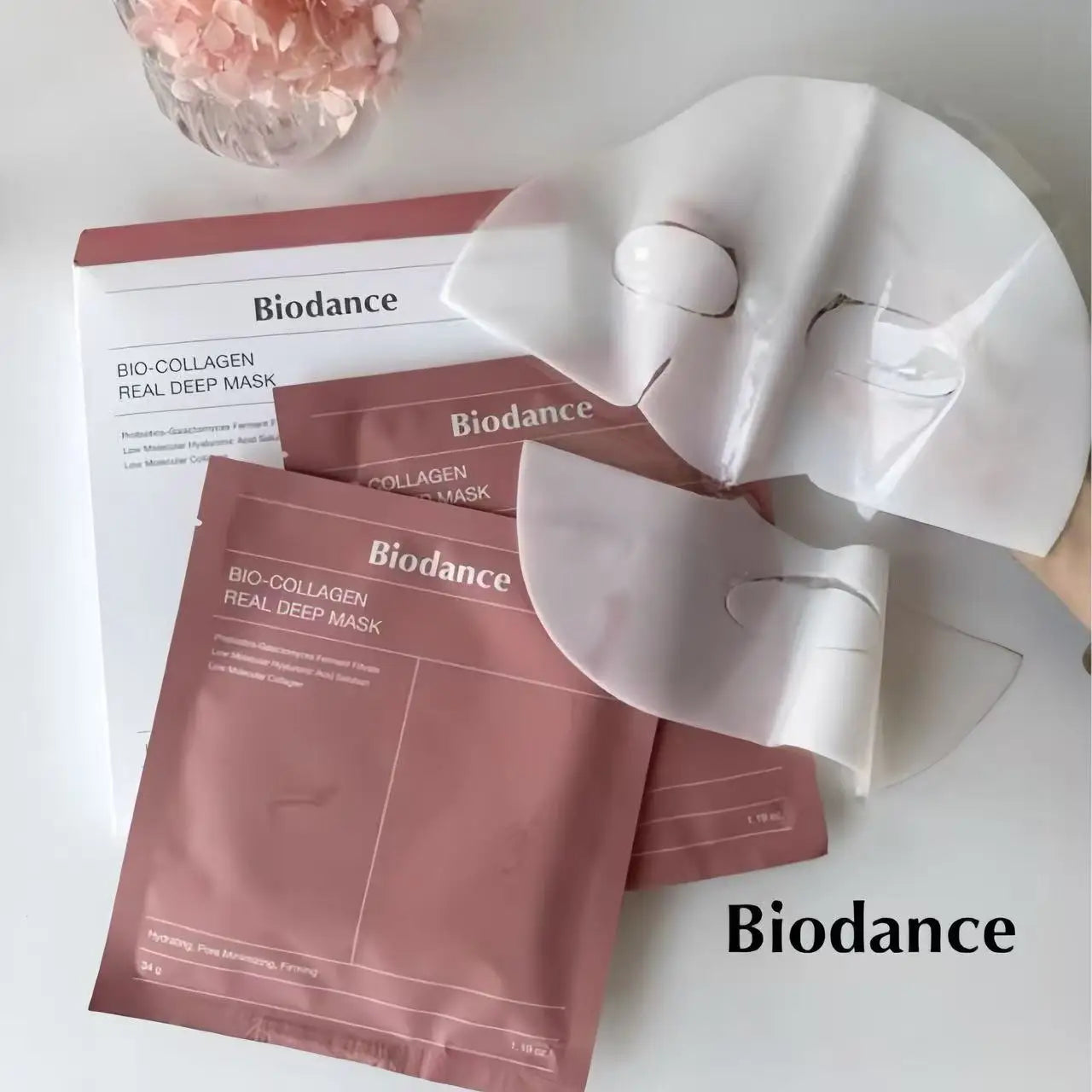 Korean Biodance Bio-Collagen Patch Mask Moisturizing Anti-wrinkle Shrink Pores And Brightening Antioxidant Improve Dullness