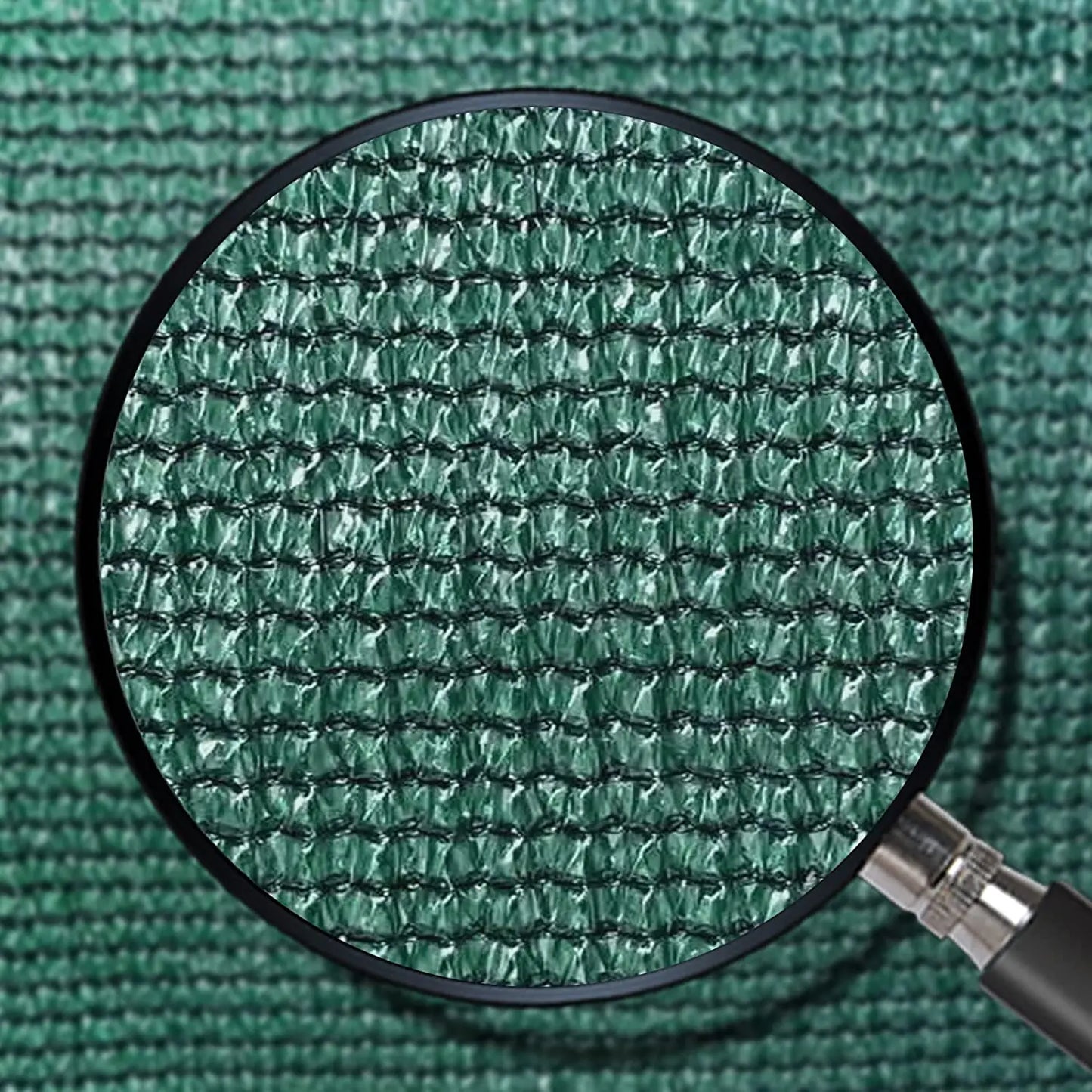 Dark Green Fence Privacy Screen Windscreen Cover Fabric Shade Tarp Netting Mesh Cloth for for Outdoor Fence Backyard, Patio