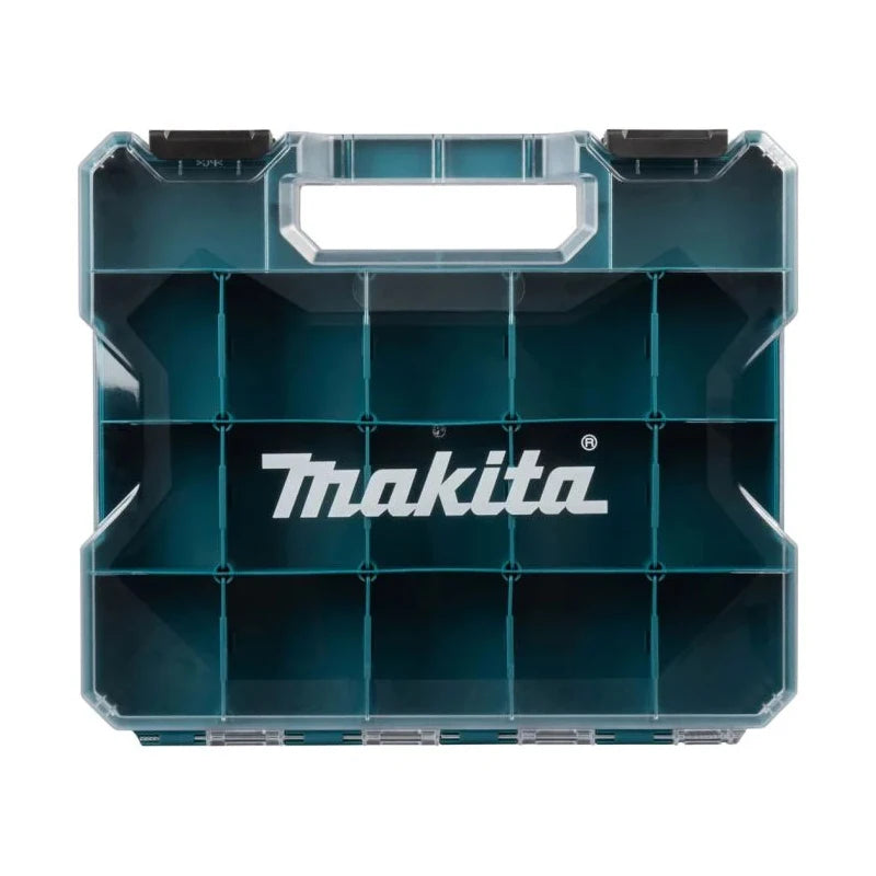 Makita E-26870 Double Sided Organiser Case 320MM PVC Plastic Transparent Sturdy Durable Convenient Storing Small Items ToolBox