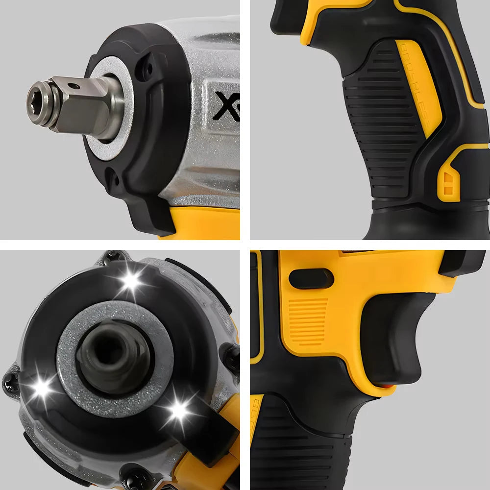 Dewalt DCF880 3300RPM Brushless Impact Wrench High Torque Cordless Electric Wrench Tire Repair Tool Rechargeable Power Tools