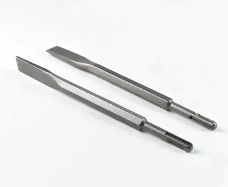 250mm Chisel Set SDS Plus Shank Electric Hammer Drill Bit Point Groove Flat Chisel Masonry Tools for Concrete Brick Wall Rock