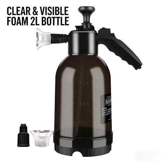 2L car foam spray gun, snow foam spray gun, action pressure spray bottle, for car washing and watering flowers