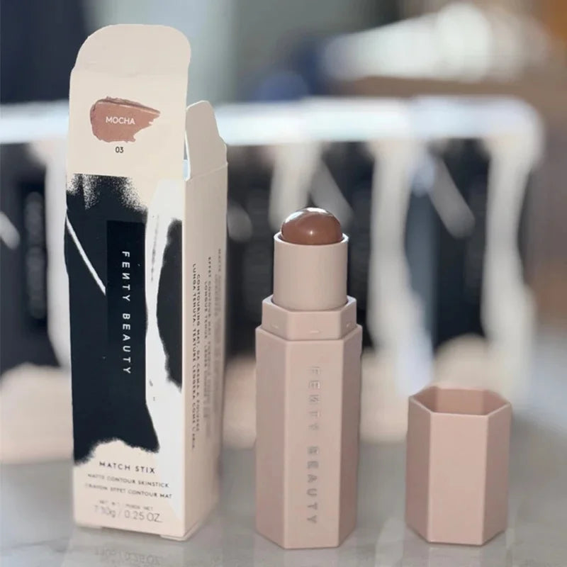 Fenty Beauty Contouring Stick Foundation Makeup Can Naturally The Face Make It Look Smaller Moisturizing Texture Silky Smooth