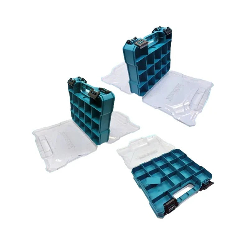 Makita E-26870 Double Sided Organiser Case 320MM PVC Plastic Transparent Sturdy Durable Convenient Storing Small Items ToolBox