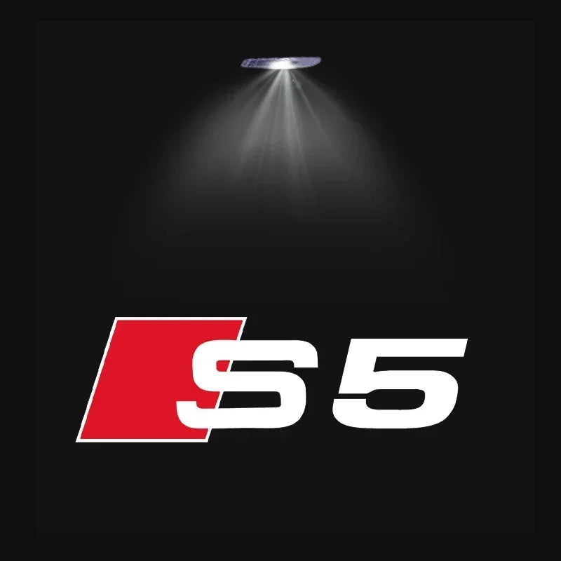 Led Car Door logo Welcome Light For Audi A4 B5 B6 B7 B8 B9 A1 A3 8V 8P 8L A6 C5 C6 C7 A5 A7 A8 Q3 Q5 Q7 TT S3 S6 Sline Quattro