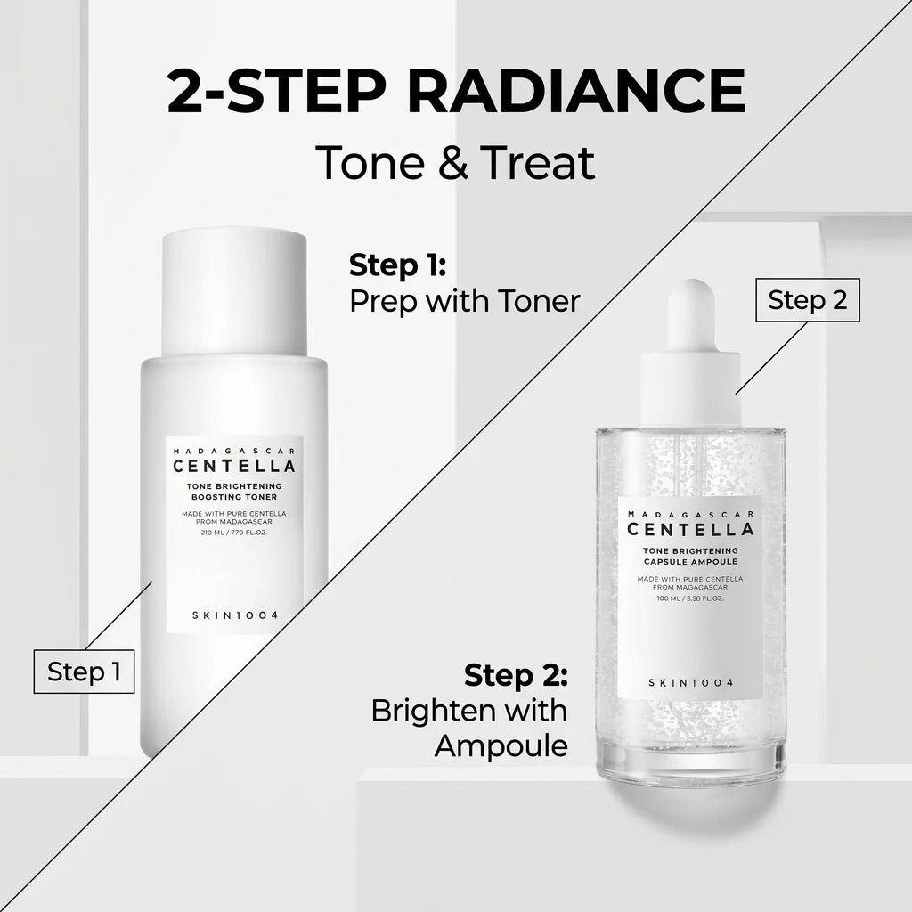 SKIN1004 skin color balance capsule ampoule, nicotinamide asiatica facial essence, asiatica toner Korean skin care products