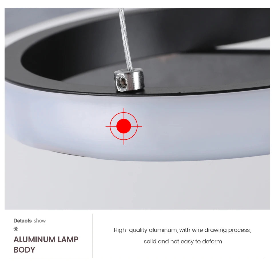 Modern Kitchen Island Pendant Lights Bar Table Dining Room Decor Hanging Lights Remote Dimming Kitchen Led Cord Pendant Lamp