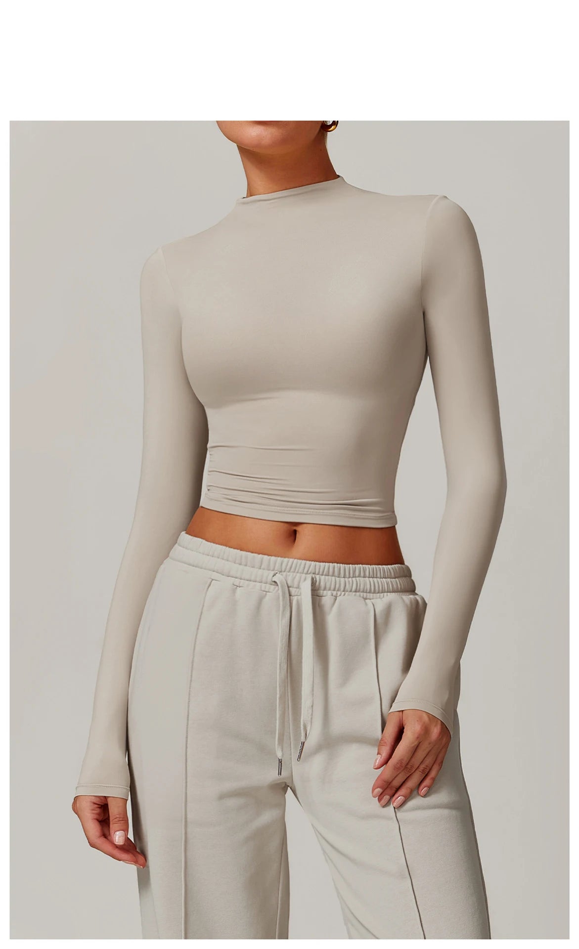 Sports Yoga Long Sleeved Women's Running Fitness Wear T-shirt Long sleeved Yoga Shirts Gym Push Up Workout Crop Top Tight Tops