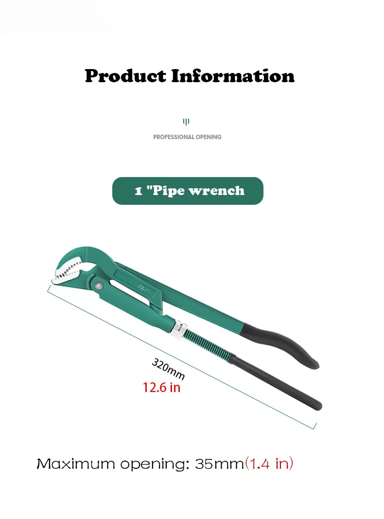 Multifunctional Chickpew Pliers Large Opening Hose Pliers Plumbing Multi-Wrench Quick Pipe Wrench Heavy Hand Tools