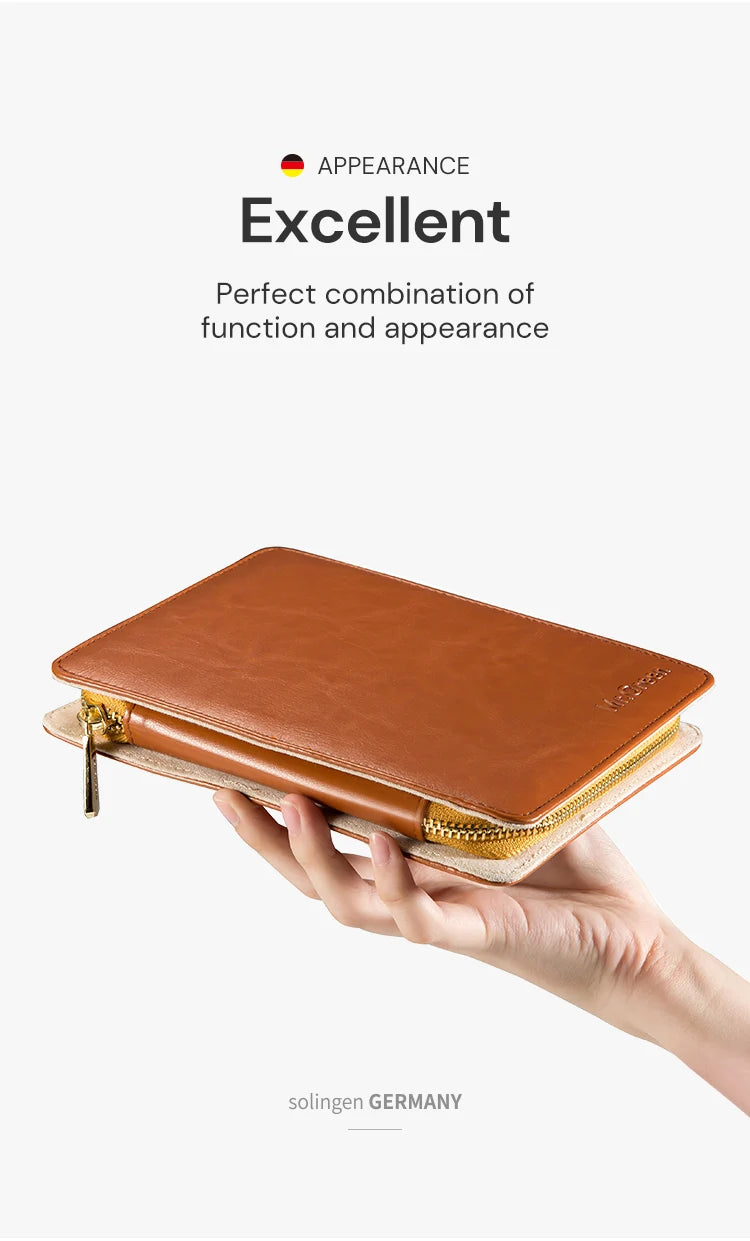 MR.GREEN Manicure Set 12 In 1 Full Function Kit Professional Stainless Steel Pedicure Sets With Leather Portable Case Idea Gift