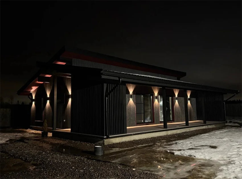 Modern Led Waterproof Outdoor Up Down Wall Lamp  Aluminum 18w LED Wall Light Indoor Decorated Wall Sconce