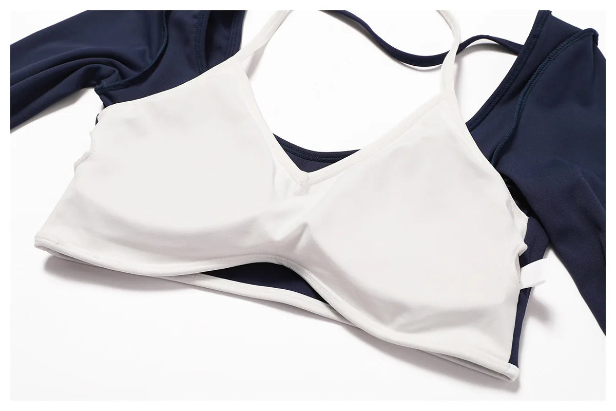 Women's Long Sleeve Top Hollowing Out Yoga Shirts Running T-Shirt Workout Running Fitness Gym Sports Top Training Crop Top