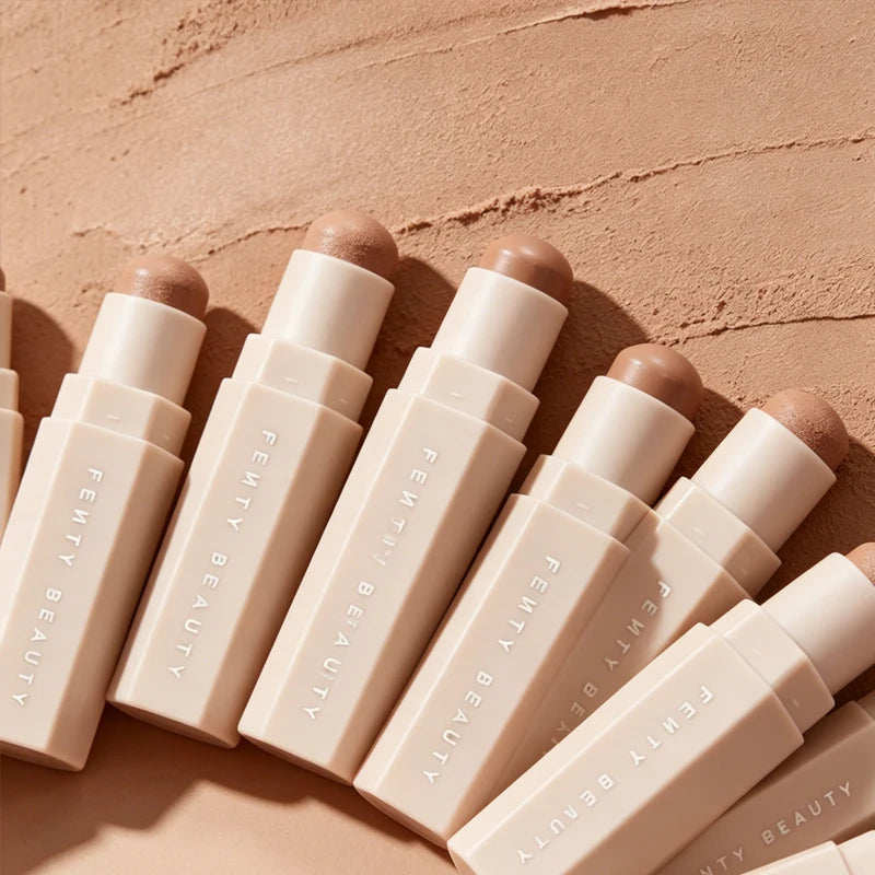 Fenty Beauty Contouring Stick Foundation Makeup Can Naturally The Face Make It Look Smaller Moisturizing Texture Silky Smooth