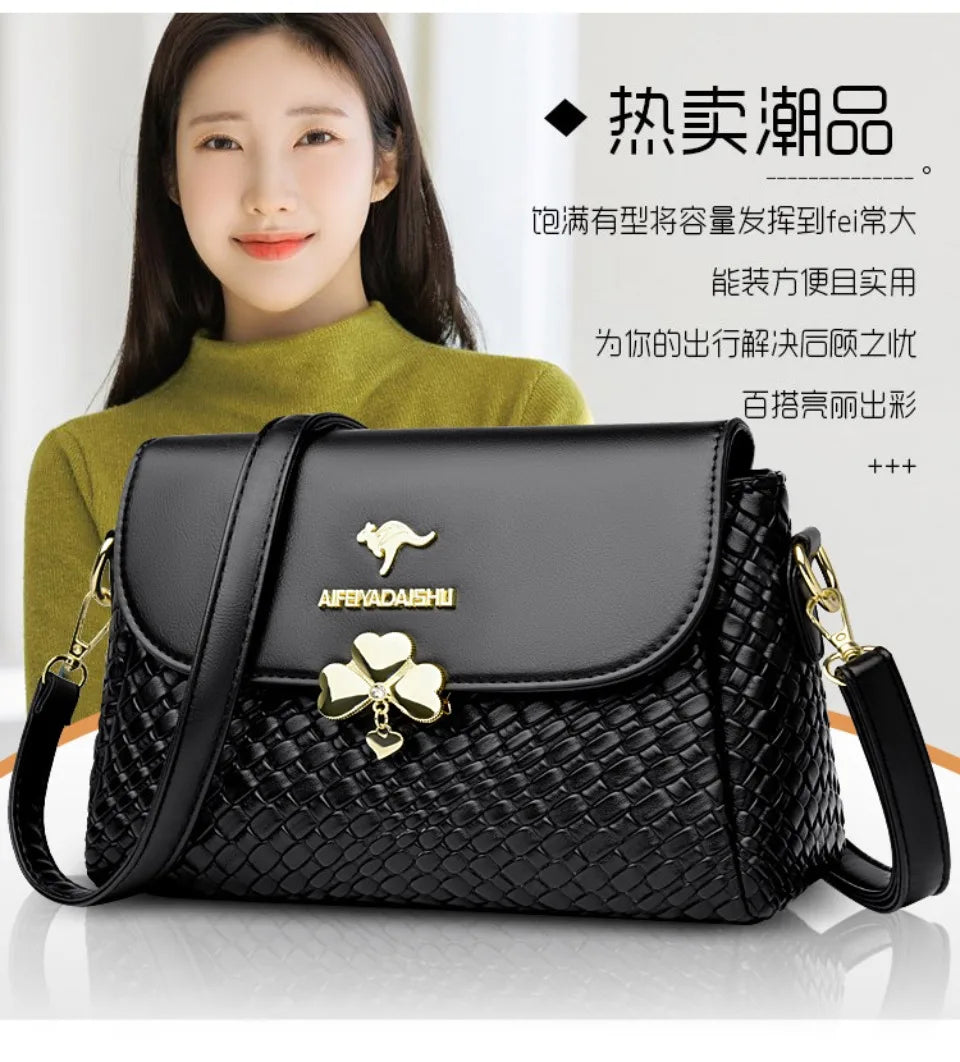 Luxury Handbags Women Bags Designer Crossbody Bags for Women 2025 High Quality Soft Knitting Leather bags Shoulder Bag Sac New