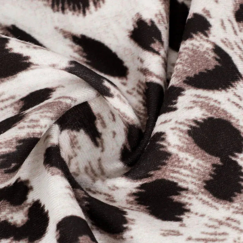 Autumn New Women's Tops Coat Streetwear Fashion Long Sleeves Leopard Print Zippers Hoodie Casual Slim Female Versatile Clothing