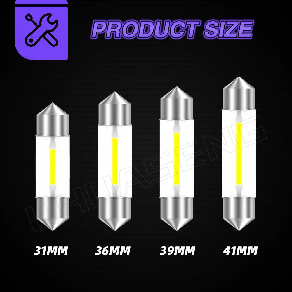 UHUASENG 2PCS 6V 12V 24V C5W Led Bulb C10W Lamp 31mm Festoon 36mm 39mm 41mm 28mm Dome Pink Blue Red Warm White Signal Car Light