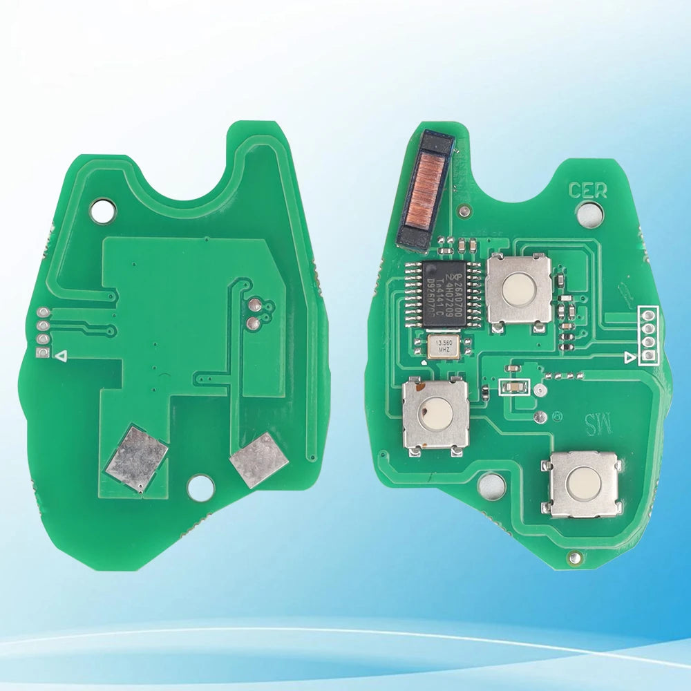 LIXIANG  Remote Car Key PCF7946 7947 4A Chip 434MHz For Renault Trafic Vivaro Primastar Movano Dacia 2/3BT Replace Control Fob