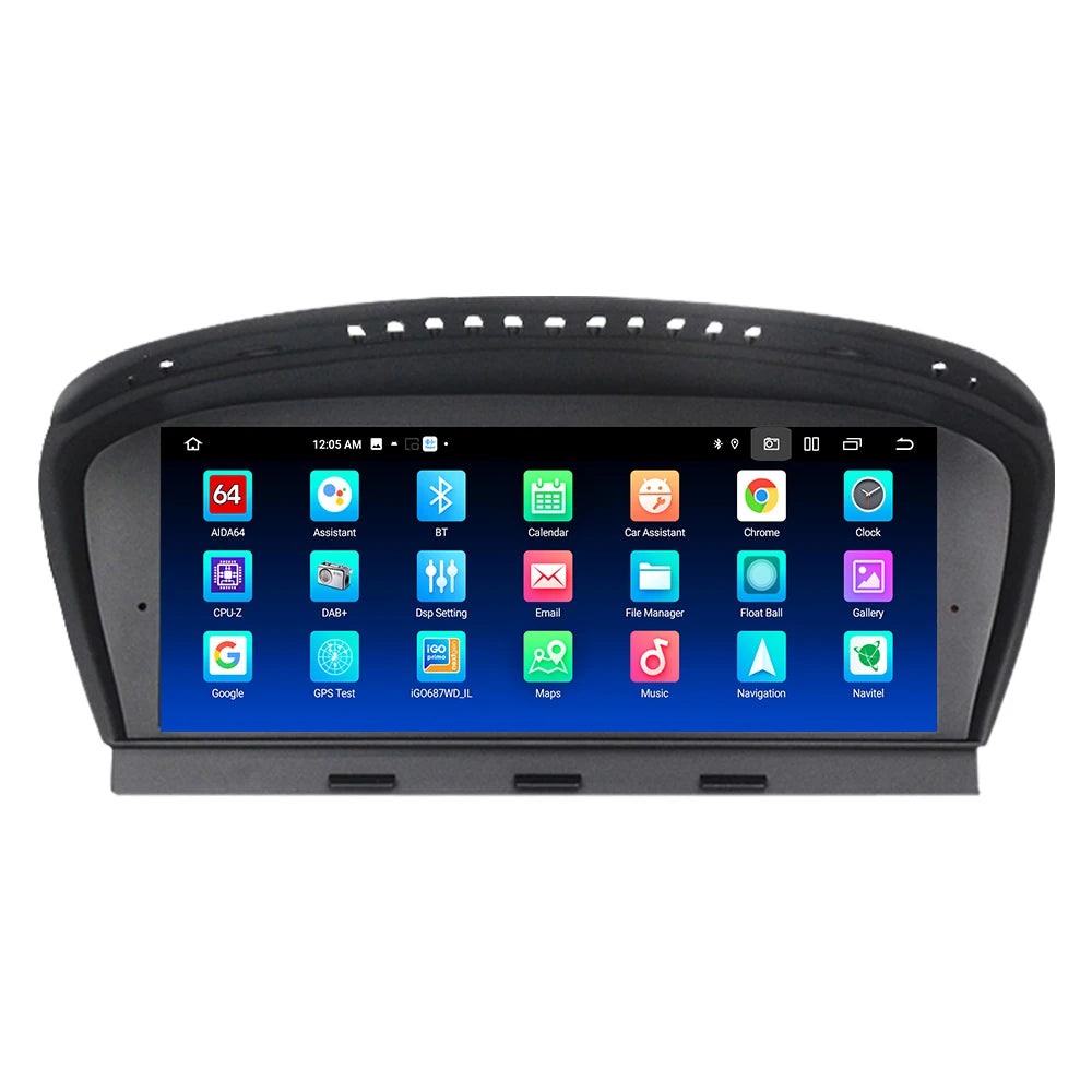 4G LTE 128GB Android 14 Car Multimedia Radio Player For BMW 3 Series E60 E61 E63 E64 5 Series E90 E91 E92 E93 CarPlay Navigation