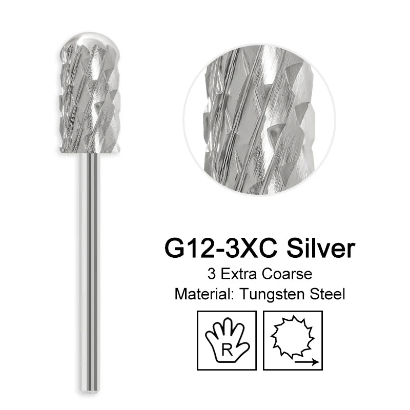 Milling Cutter Golden Carbide Nail Drill Bits For Electric Nail Drill Manicure Machine Pedicure Nail Files Accessories