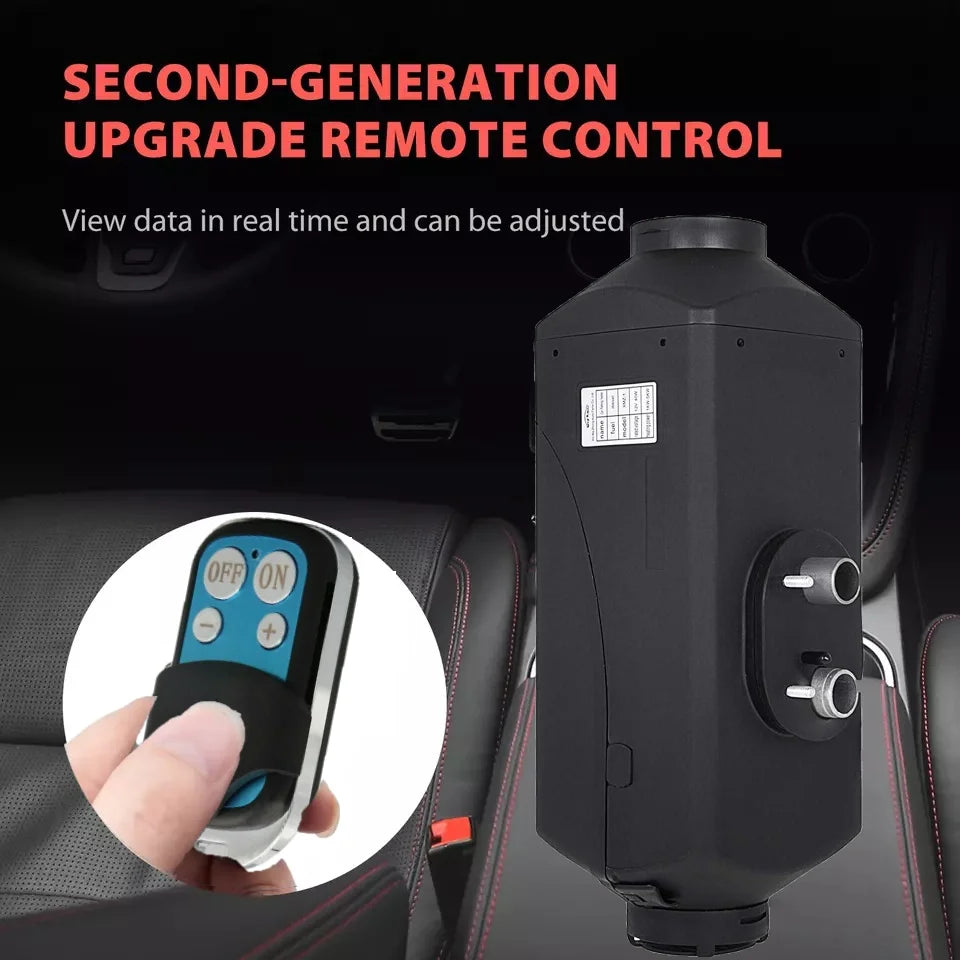 12V/24V Car Heater 2KW/5KW/8KW Diesel Air Heater 6-Buttons LCD Thermostat Parking Heater Fast Heating For Truck Camper Van