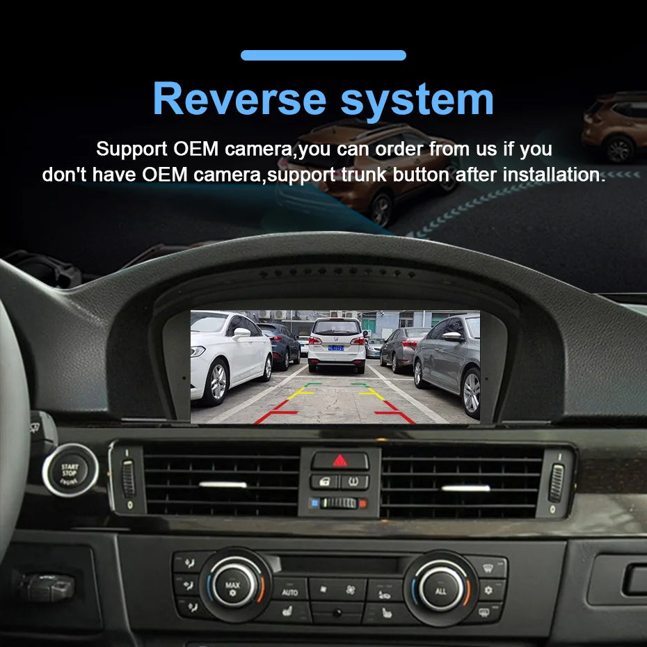 8.8" Car Multimedia linux Screen Carplay Android Auto For BMW 5/3 Series E60 E61 E63 E64 E90 E91 E92 2004-2012 autolink airplay