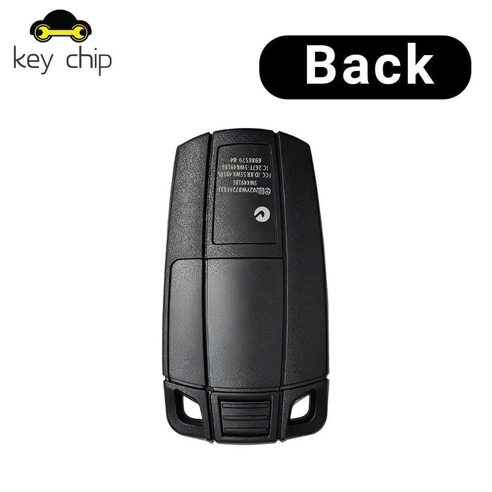 For BMW 1 3 5 6 Series E90 E91 E92 E93 E60 Series 2006-2015 3 Buttons Remote Car Key Shell Case KR55WK49186 KR55WK49147