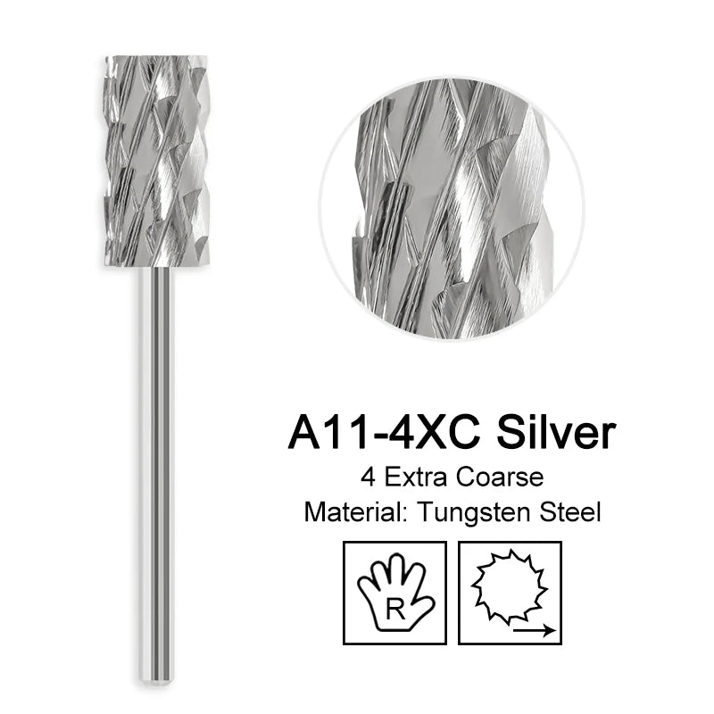 Milling Cutter Golden Carbide Nail Drill Bits For Electric Nail Drill Manicure Machine Pedicure Nail Files Accessories